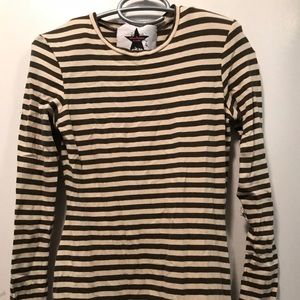 Abrakadabra by Natasha Zinko striped stretchy top.